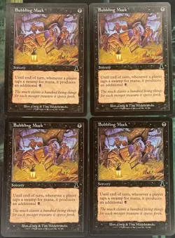 4 x Bubbling Muck / Blubbernder Schlamm - URZA's DESTINY - englisch *Playset* - Image 1