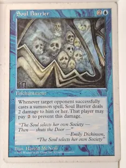 Soul Barrier - 5th Edition Core Set - Magic the Gathering MTG Nice! - Image 1