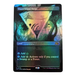 Wastewood Verge #0374 - BORDERLESS - RARE - Borderless - MTG 2025 Aetherdrift - Image 1