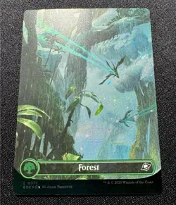 🌈 Forest - Borderless Galaxy Foil - Land MTG Edge of Eternities - NM - Image 1