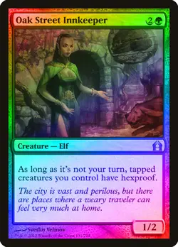 Oak Street Innkeeper FOIL Return to Ravnica NM Green Uncommon CARD ABUGames - Image 1