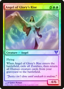Angel of Glory's Rise FOIL Avacyn Restored PLD White Rare MAGIC CARD ABUGames - Image 1