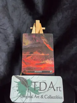 MOUNTAIN ~ NM ~ MTG Magic - 0369 EOE Edge of Eternities BORDERLESS Galaxy FOIL - Image 1