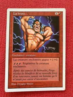 Carte Magic MTG 5eme edition (5ED) - La brute FR EX - Image 1