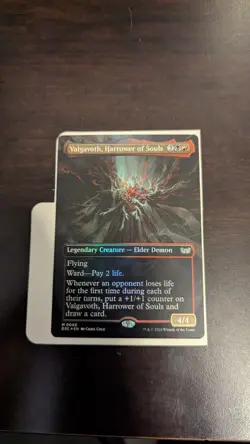 Valgavoth, Harrower of Souls (Borderless) Commander: Duskmourn: House of Horror - Image 1