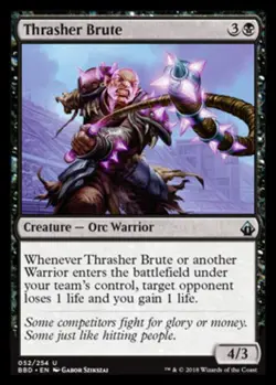 1 x Thrasher Brute - Battlebond - Light Play - MTG - Image 1
