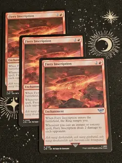 3 of Fiery Inscription 0126, LTR MTG TCG - Image 1