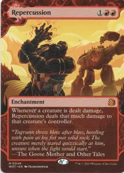 MTG: Wilds of Eldraine: Enchanting Tales: Repercussion: Lightly Played Condition - Image 1