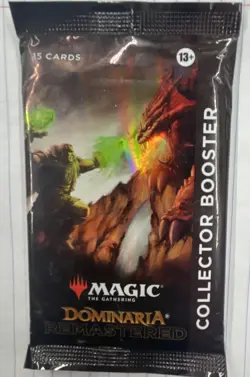 Magic The Gathering Dominaria Remastered Collectors Booster Pack NEW - Image 1
