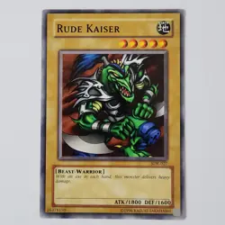 Rude Kaiser - SDK-027 - Unlimited - NM/VLP - Common - Yugioh - Image 1