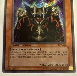 Yu-Gi-Oh! TCG Lord of D. BPT-004 Limited Secret Rare LP - Image 3