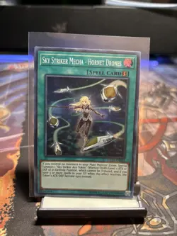 Yu-Gi-Oh! Sky Striker Mecha - Hornet Drones Unl. DASA-EN033 Super Rare NM/LP x1 - Image 1