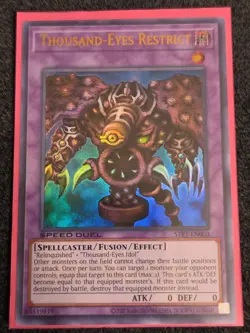 Thousand-Eyes Restrict Ultra Rare Speed Duel Pack OTS STP7-EN003 NM - Image 1