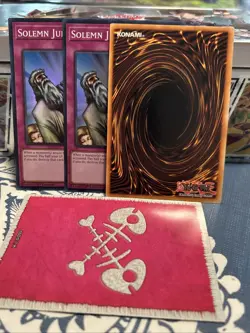 3x Solemn Judgment 1st Edition Super Rare RA02-EN075 Yu-Gi-Oh! - Image 5