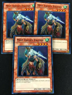 YUGIOH MIST VALLEY FALCON HA02-EN048 1ST SUPER X3 (NM) - Image 1
