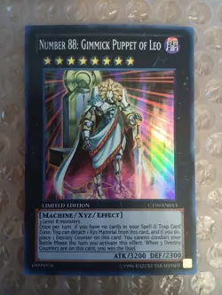 YUGIOH NUMBER 88: GIMMICK PUPPET OF LEO CT10-EN013 SUPER LIMITED ED LP - Image 1