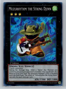 Yugioh Yu-Gi-Oh Muzurhythm the String Djinn YS12-EN040 1st Edition Xyz Symphony - Image 1