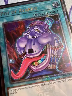 Yu-Gi-Oh - Pot of Avarice - RA03-EN160 - Quarter Century Secret - 1st NM - Image 2