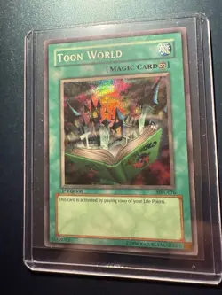Yu-Gi-Oh! TCG Toon World MRL-076 Magic Ruler 1st Edition LP - Image 2