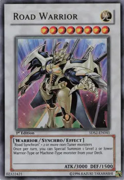 Yugioh Road Warrior 5DS2-EN041 Ultra Rare 1st Edition NM - Image 1