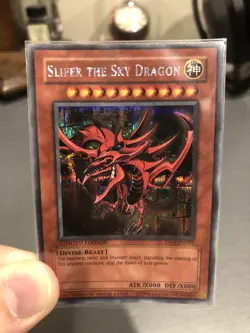 Slifer The Sky Dragon YMA-EN001 Yu-Gi-Oh! TCG Card NM Secret Rare Promo - Image 2