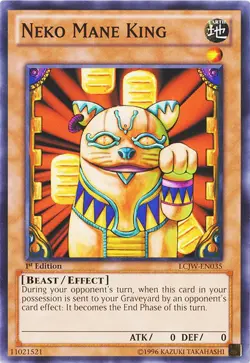 Neko Mane King - LCJW-EN035 - Common - 1st Edition - Lightly Played - Image 1