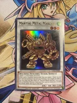 Yugioh! Martial Metal Marcher CT15-EN009 Ultra Rare Limited Edition NM - Image 1