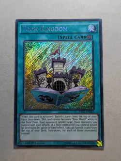 Yugioh | DRL2-EN023 - Toon Kingdom - Secret Rare - 1st ed - NM/VLP - Image 1