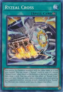 Yugioh! Ryzeal Cross - CRBR-EN009 - Collector's Rare - 1st Edition Near Mint, En - Image 1