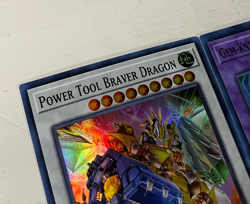 Yugioh Power Tool Braver Dragon & Gem-Knight Lady Rose Diamond POTE-EN097/044 NM - Image 3
