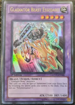 YuGiOh Gladiator Beast Essedarii Ultra rare 1st Edition EXVC-EN086 - Image 1