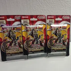 (3) Konami Yu-Gi-Oh! TCG: Blazing Vortex 1st Edition Sealed Blister Packs Lot - Image 1