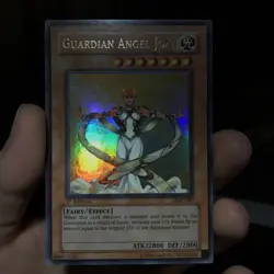 Yugioh Guardian Angel Joan Invasion of Chaos 1st Edition Ultra Rare IOC-087 LP - Image 1