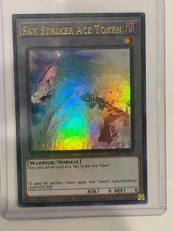 Sky Striker Ace Token MAMA-EN013 Yu-Gi-Oh! TCG Ultra Rare 1st Edition FOIL - Image 1