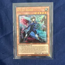 Yu-Gi-Oh! K9-17 Izuna - JUSH-EN031 - Ultra Rare - NEAR MINT! - Image 1