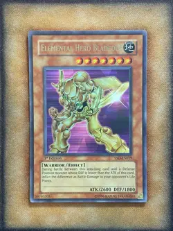 Yugioh Elemental Hero Bladedge YSD-EN019 Ultra Rare 1st Ed LP - Image 1