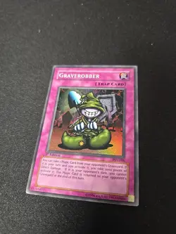 Yugioh! Graverobber PSV-008 1st Edition Pharaoh's Servant Super Rare NM - Image 2