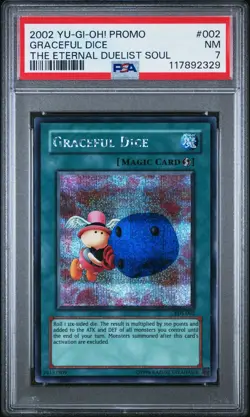 2002 Yu-Gi-Oh! Graceful Dice Eternal Duelist Soul EDS Secret Rare PSA 7 - Image 1