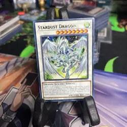 YUGIOH 1x Stardust Dragon TOCH-EN050 - Rare Near Mint TOON CHAOS - Image 1