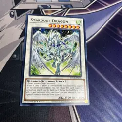 YUGIOH 1x Stardust Dragon TOCH-EN050 - Rare Near Mint TOON CHAOS - Image 3