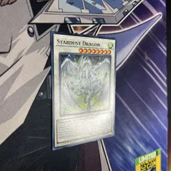 YUGIOH 1x Stardust Dragon TOCH-EN050 - Rare Near Mint TOON CHAOS - Image 4
