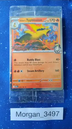 Pokemon Staff Promo Set Destined Rivals - 4 Cards Sealed - Complete set - Image 1
