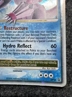 Palkia Lv X DP18 Holo Black Star Diamond & Pearl Promos Pokemon Card 2008 LP - Image 3