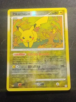 Pikachu Pokemon TCG 94/123 Reverse Holo Foil Card Lightly Played LP - Image 1