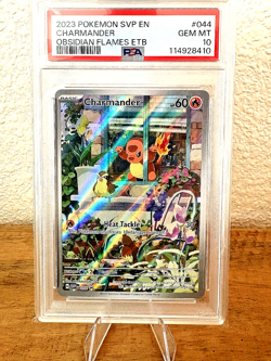 Pokemon 💎 PSA 10 💎 CHARMANDER 044 Black Star PROMO + Mystery Graded Card - Image 1