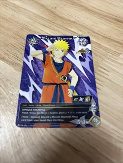 Naruto Uzumaki in Goku Outfit Promo Card PR095 Naruto CCG Ultimate Ninja Storm 3 - Image 1