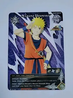 Naruto Uzumaki in Goku Outfit Promo Card PR095 Naruto CCG Ultimate Ninja Storm 3 - Image 1
