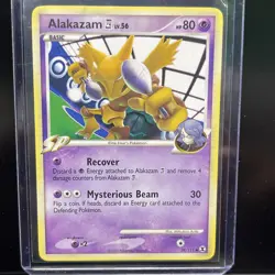 💥 Alakazam 38/111 2009 Rising Rivals Pokemon Card TCG Nintendo Uncommon 2009 - Image 1
