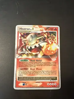 Heatran Lv.X 97/100 Extended Art Holo Ultra Rare Card 2008 Pokemon - Image 1