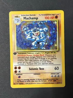 Pokemon Vintage Holo Rare Card Base Set Lot Of 5 - Image 2